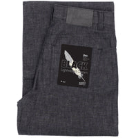 Wide Wild West  - Black Lightweight Denim - Black