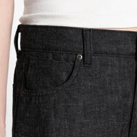 Wide Wild West  - Black Lightweight Denim - Black
