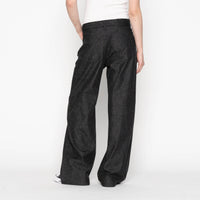 Wide Wild West  - Black Lightweight Denim - Black