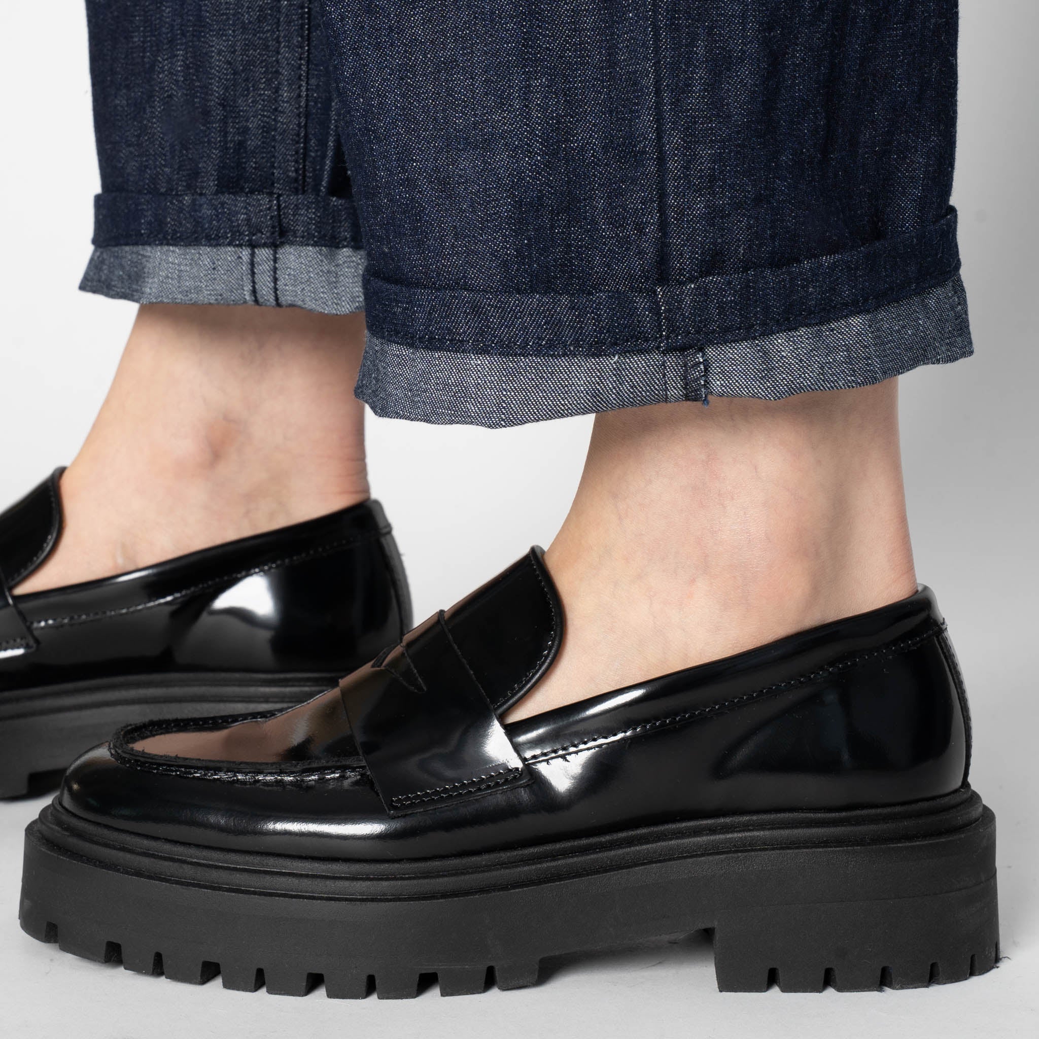 Bestie - Linen Blend Denim - Indigo by Naked & Famous Denim