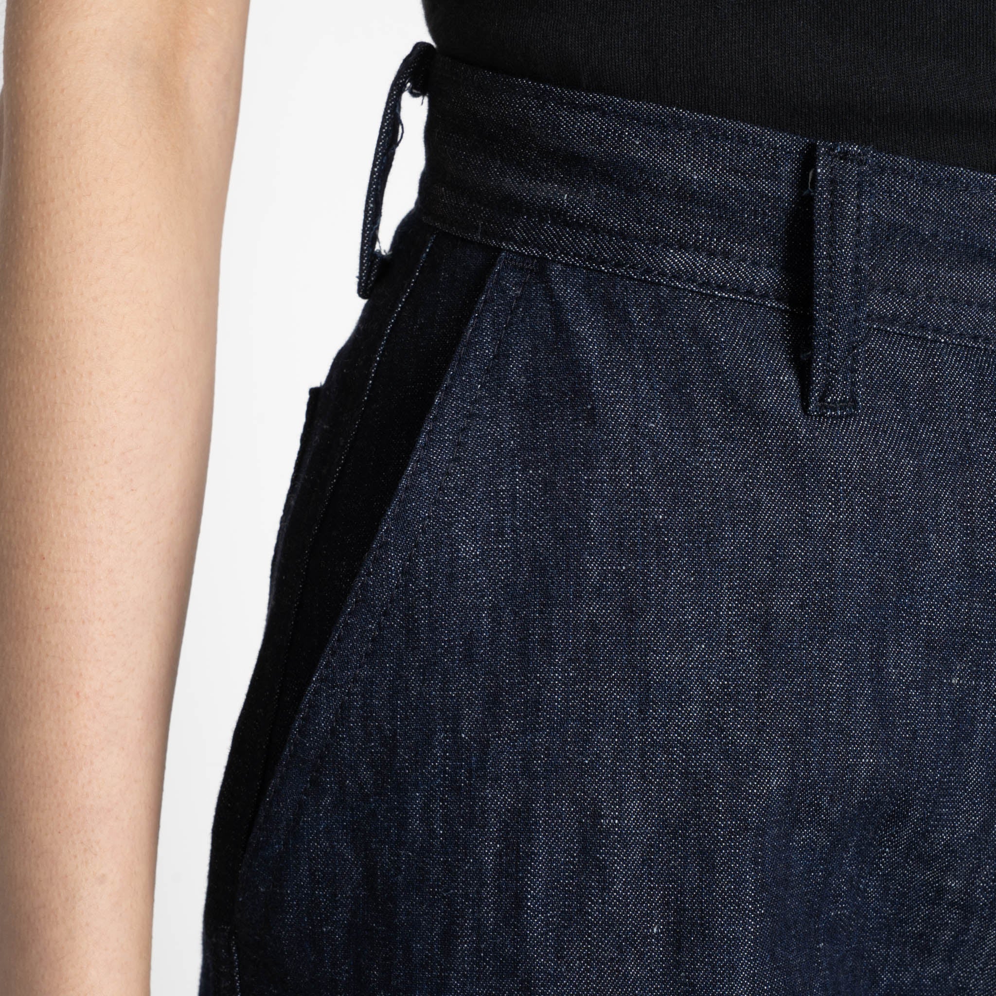 Maudie - Linen Blend Denim by Naked & Famous Denim