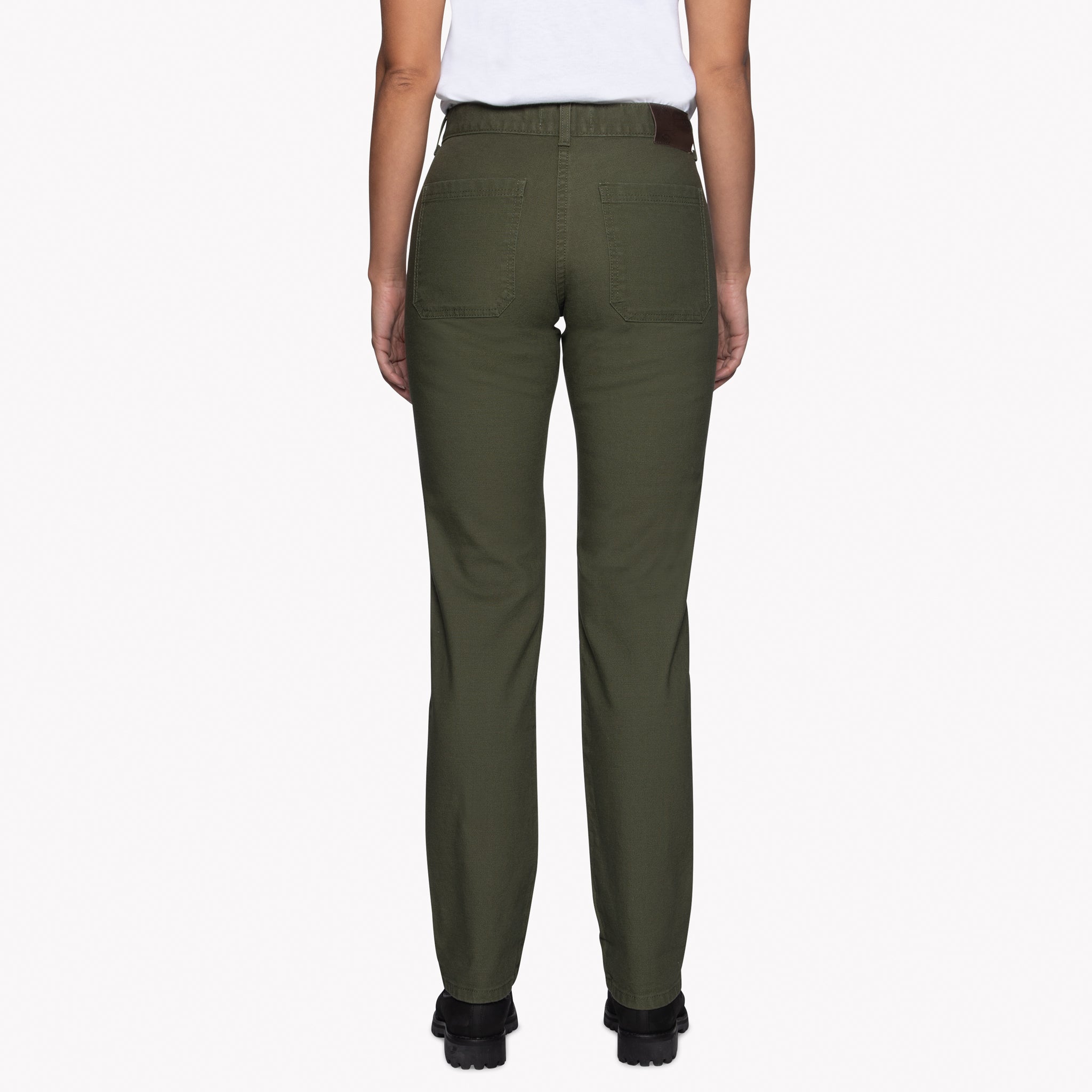 Women's - Fatigue Pant - Green Canvas by Naked & Famous Denim