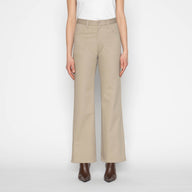 Maudie Flared - Vintage Chino Cloth - Greige by Naked & Famous Denim