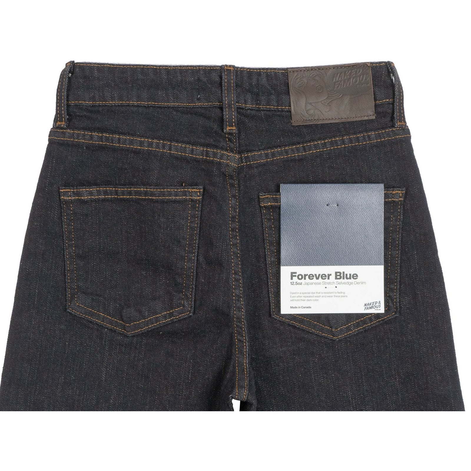 High Skinny - Forever Blue Stretch Selvedge by Naked & Famous Denim