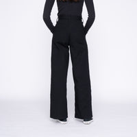 Wide Leg Trouser - Rinsed Oxford - Black