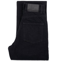 True Girl - Solid Black Selvedge Washed