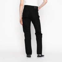 Super Girl - Solid Black Selvedge Washed - Black