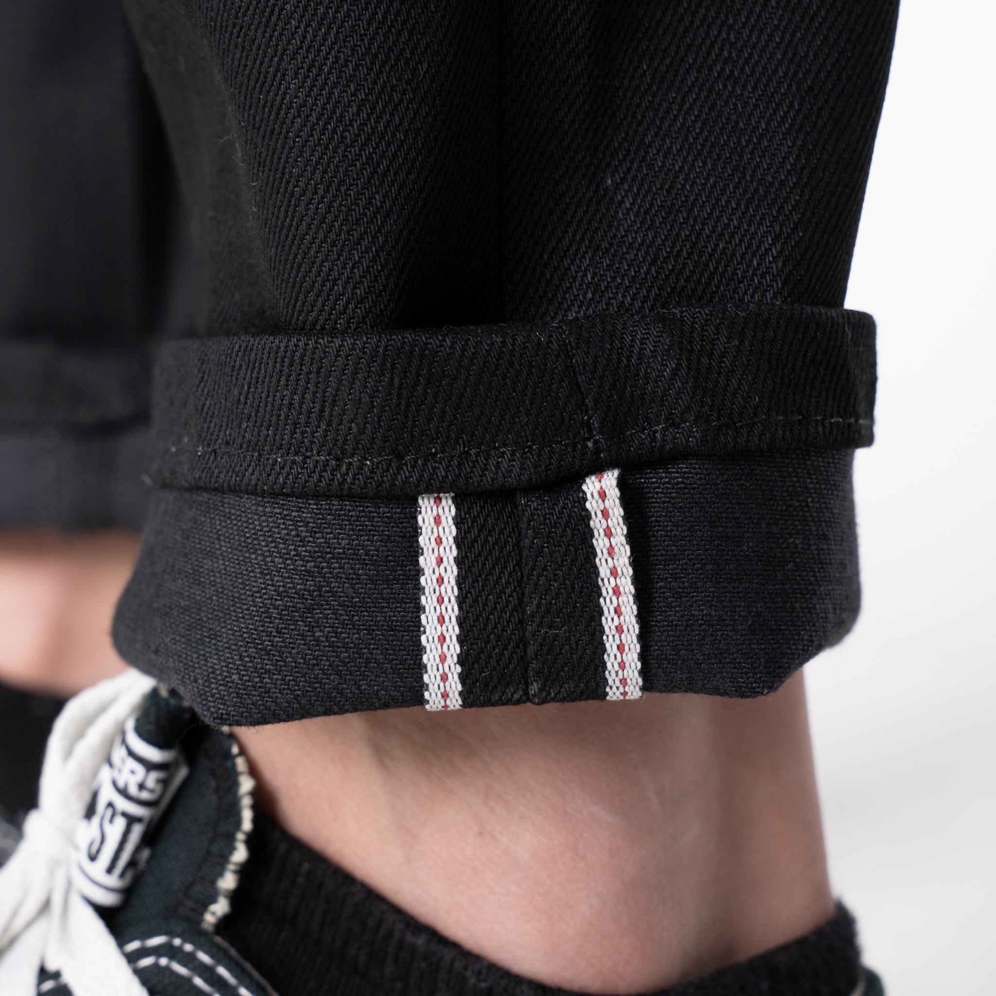 Women's - Max - Black Cobra Stretch Selvedge by Naked & Famous Denim