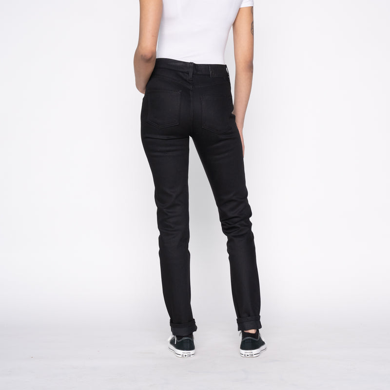 Women's - High Skinny - Black Cobra Stretch Selvedge