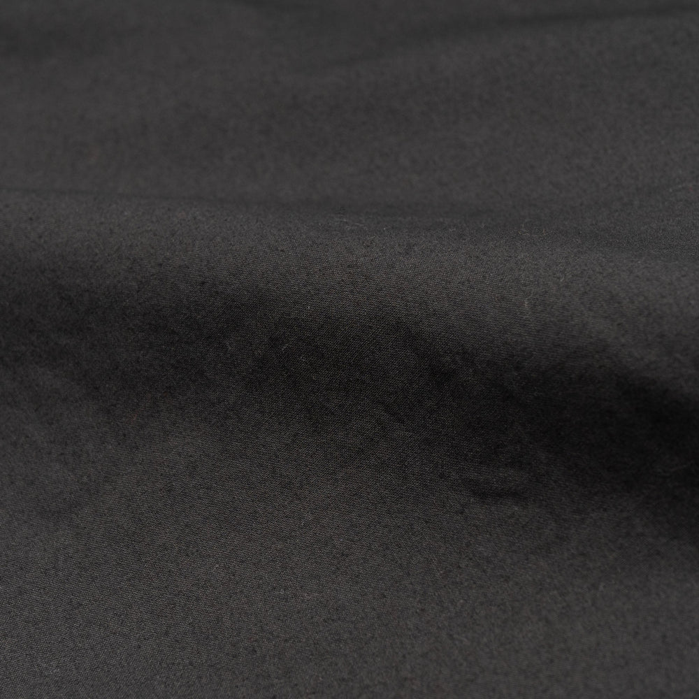Wide Cuffed Short - Cotton Typewriter - Black by Naked & Famous Denim