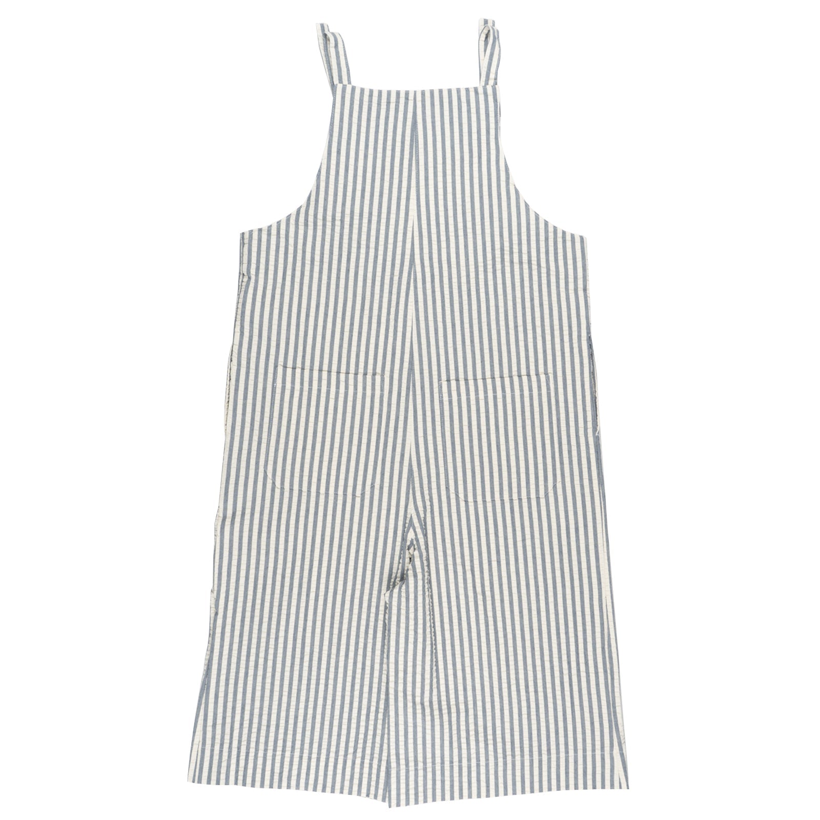 Romper - Seersucker Stripe - Blue/Cream by Naked & Famous Denim