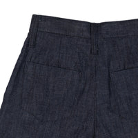 Twin Pleated Short - 10oz Rinsed Denim