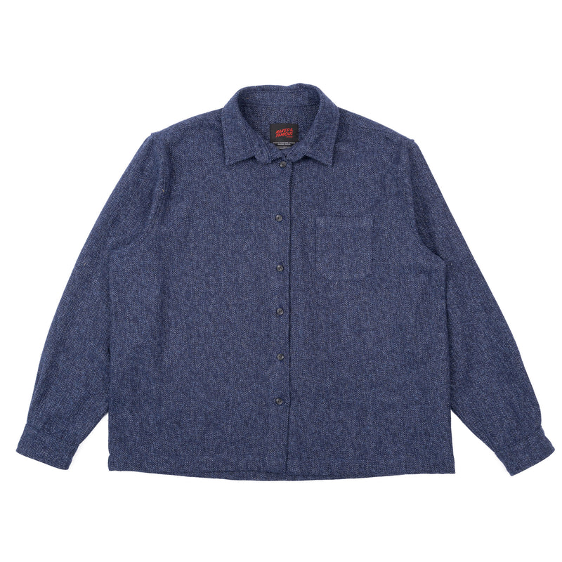 Judy - Herringbone Triple Twist - Indigo