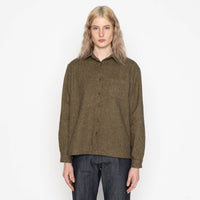 Judy Shirt - Herringbone Triple Twist - Forest