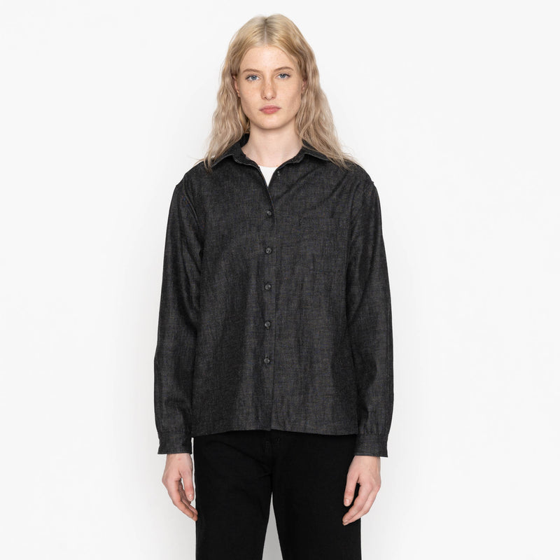 Judy  - Black Lightweight Denim - Black