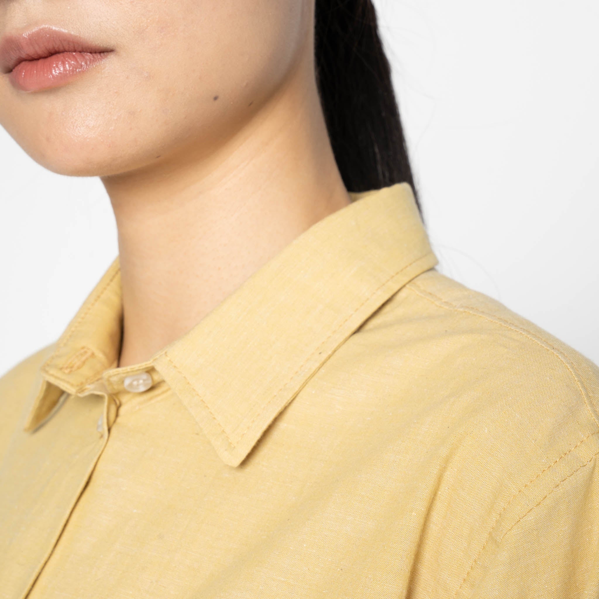 Judy Shirt - Selvedge Chambray - Yellow by Naked & Famous Denim