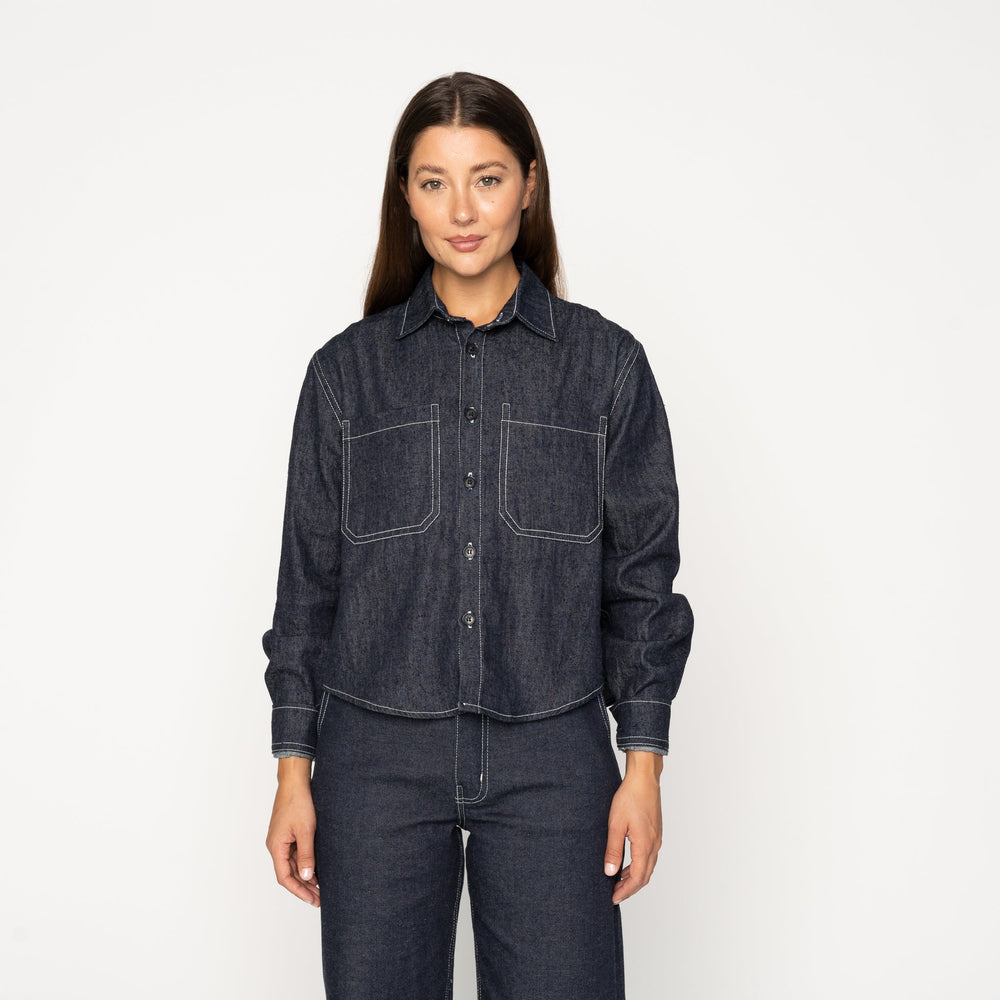 Princeton Shirt - 10oz Rinsed Denim by Naked & Famous Denim