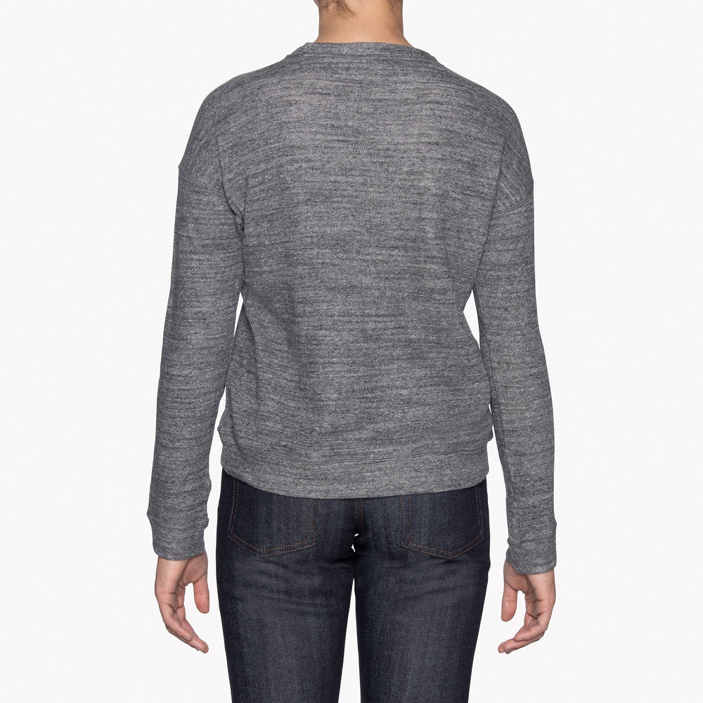 Weekend Crew - Vintage Doubleface - Charcoal by Naked & Famous Denim