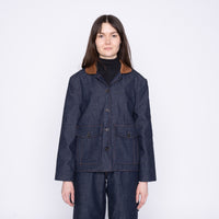 Balmoral Jacket - Slub Nep Rinsed - Indigo