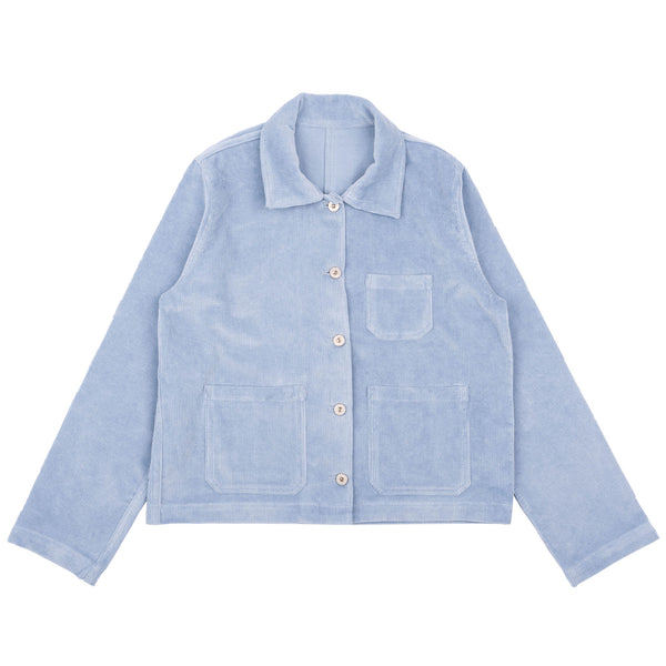 Gracie - Organic Faded Corduroy - Pale Indigo