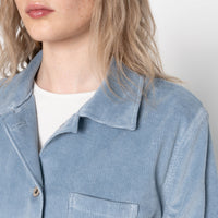 Gracie - Organic Faded Corduroy - Pale Indigo