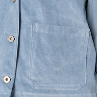 Gracie - Organic Faded Corduroy - Pale Indigo
