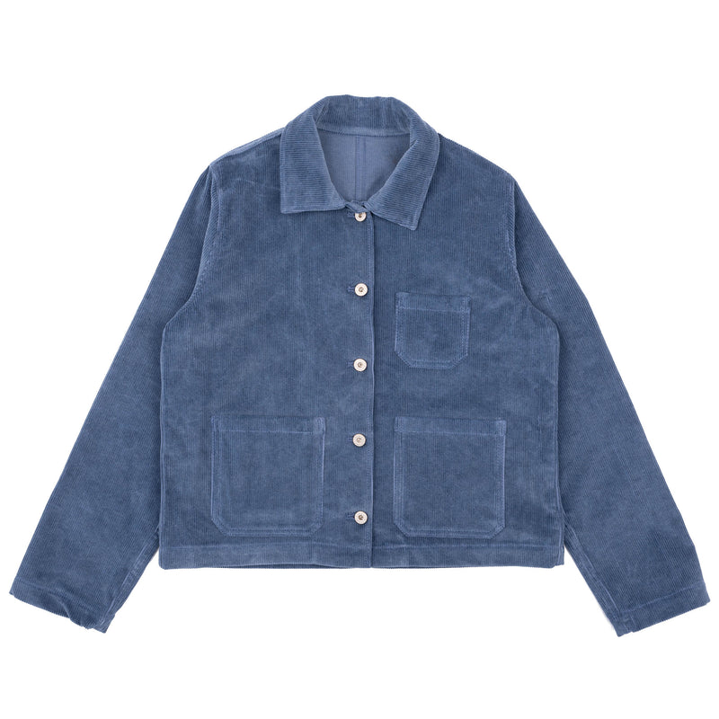 Gracie - Organic Faded Corduroy - Indigo