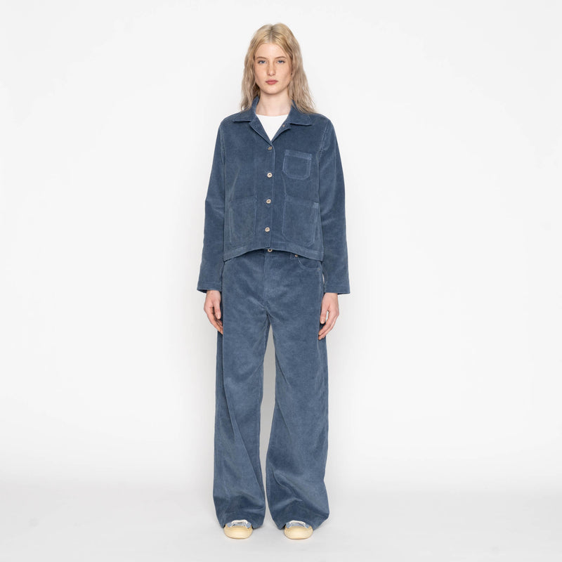 Gracie - Organic Faded Corduroy - Indigo