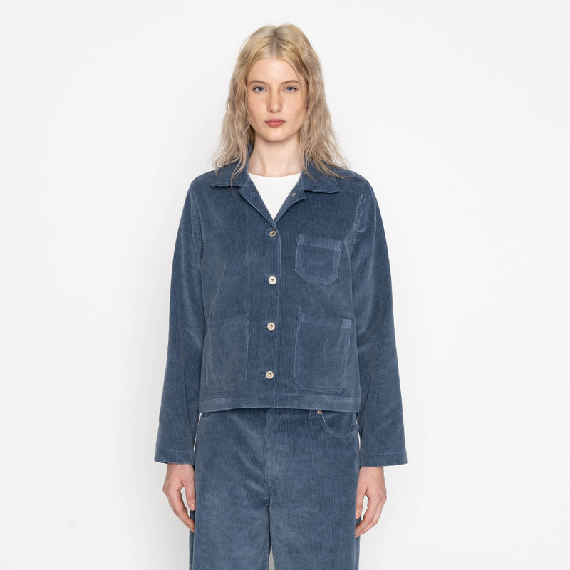 Gracie - Organic Faded Corduroy - Indigo