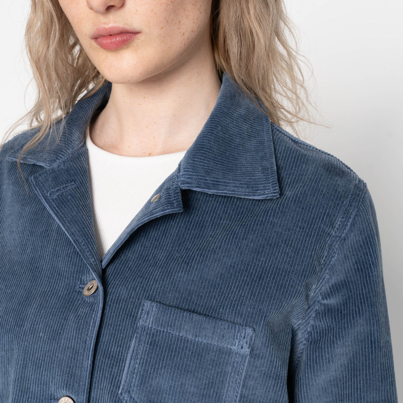 Gracie - Organic Faded Corduroy - Indigo