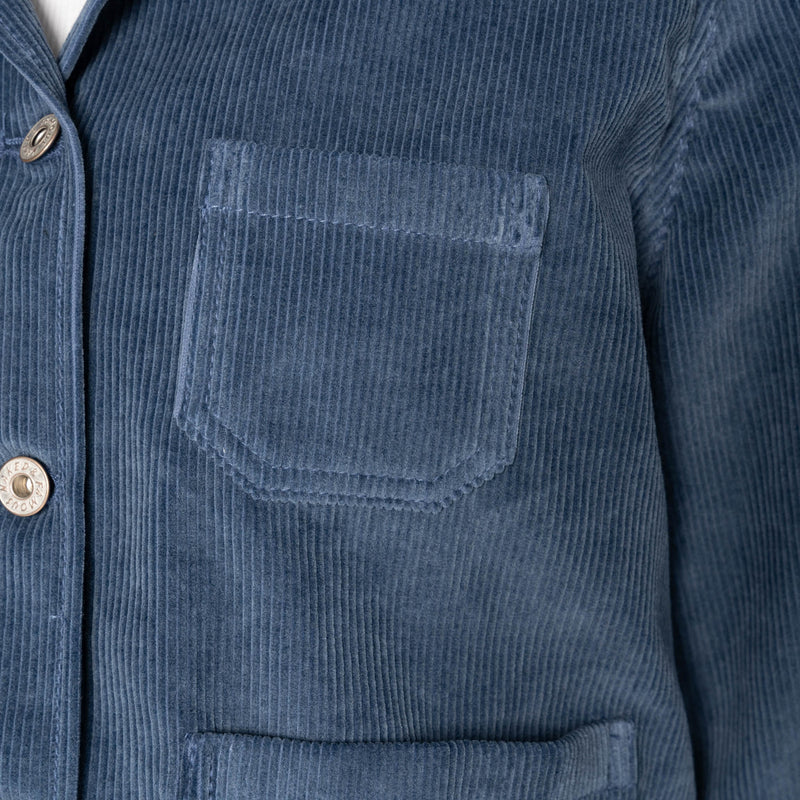 Gracie - Organic Faded Corduroy - Indigo