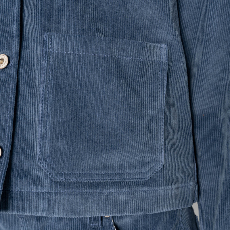 Gracie - Organic Faded Corduroy - Indigo