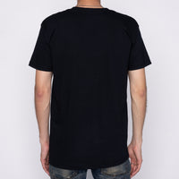 Pocket Tee - Black + Tweedy Cotton Vintage Brushed - Red | Naked & Famous Denim