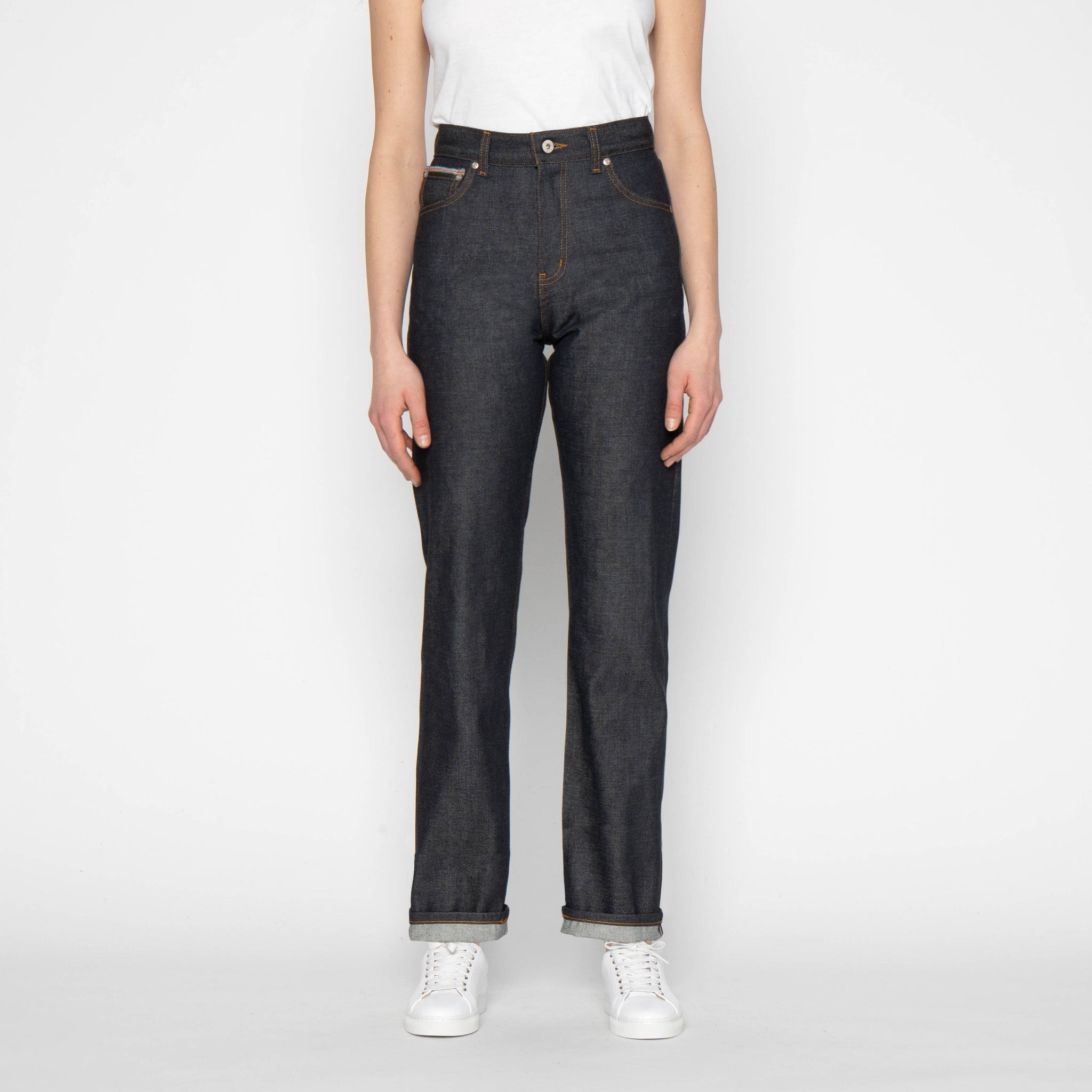 True Girl - Dia De Los Muertos Selvedge - Bat by Naked & Famous Denim