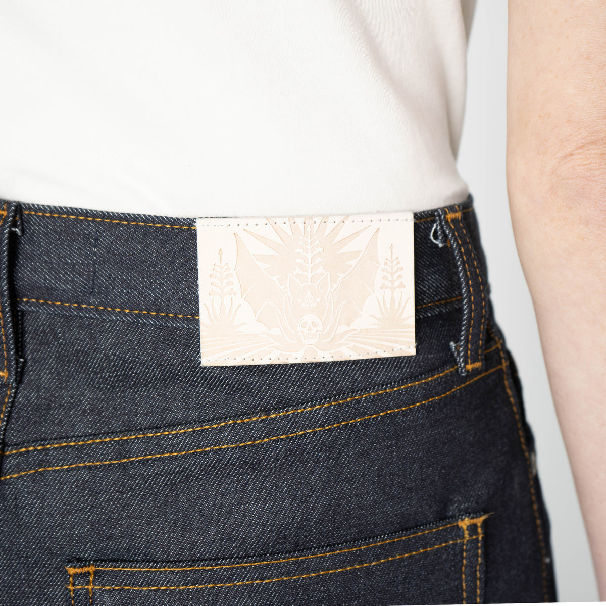 Strong Girl - Dia De Los Muertos Selvedge by Naked & Famous Denim