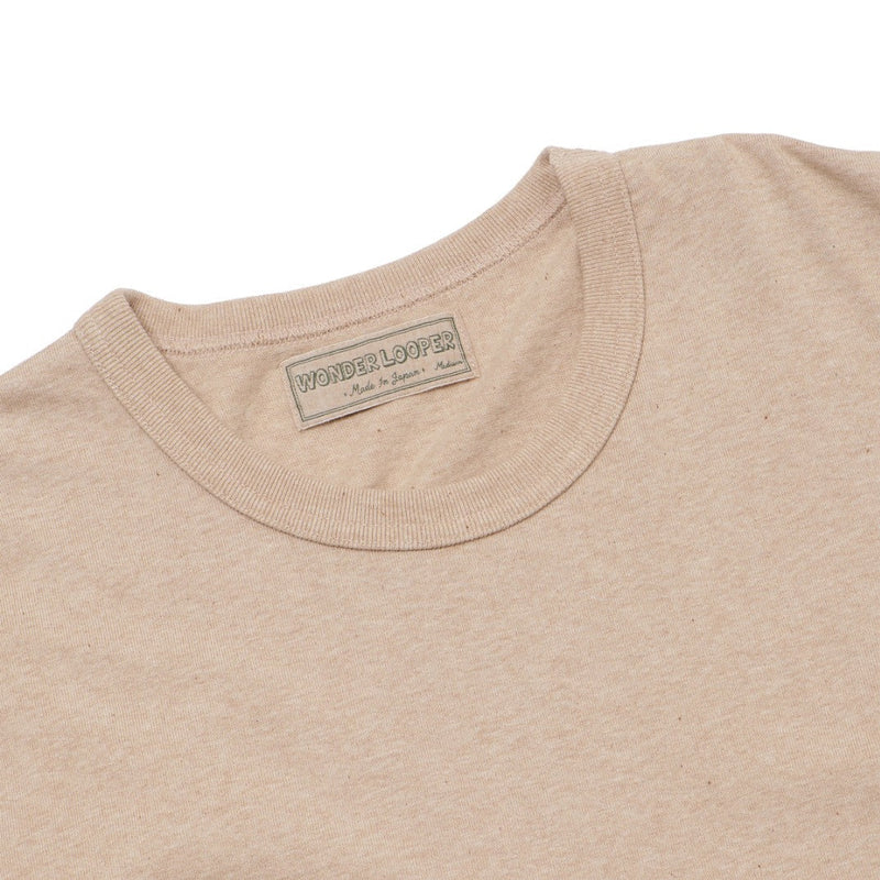 Crewneck T-shirt - Foxfibre® Tsuriami - Coyote 15