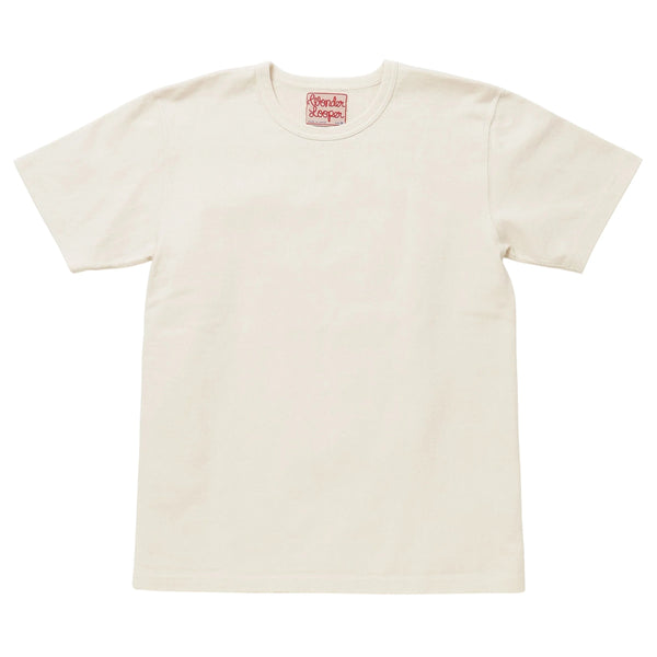 Crewneck T-shirt - Double Heavyweight- Ecru