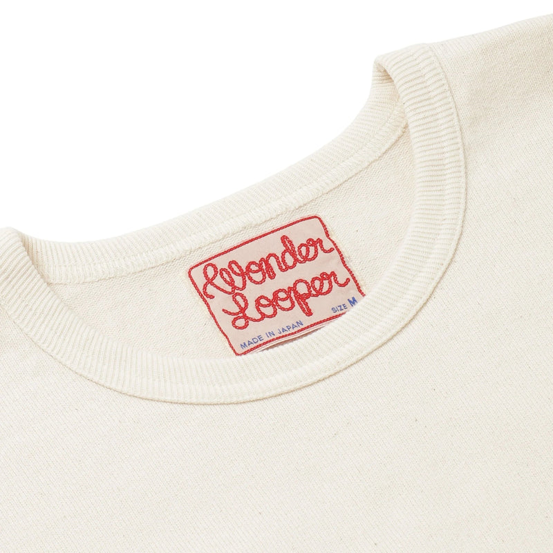 Crewneck T-shirt - Double Heavyweight- Ecru