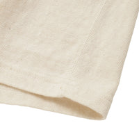 Crewneck T-shirt - ELS Recycled Cotton Slub - Ecru