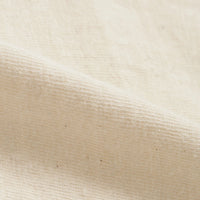 Crewneck T-shirt - ELS Recycled Cotton Slub - Ecru