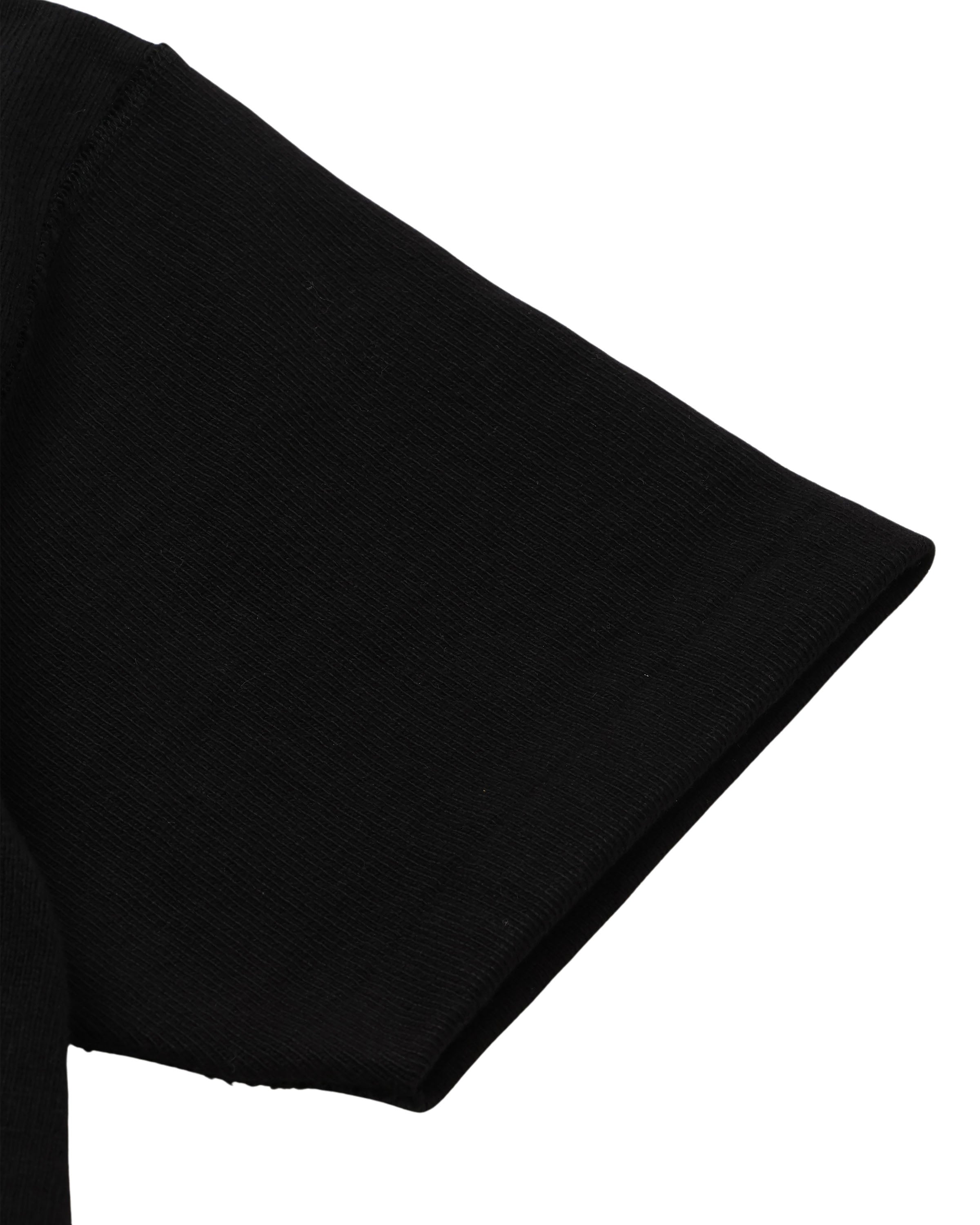 Crewneck T-shirt - Triple Heavyweight Tsuriami - Black by Wonder Looper