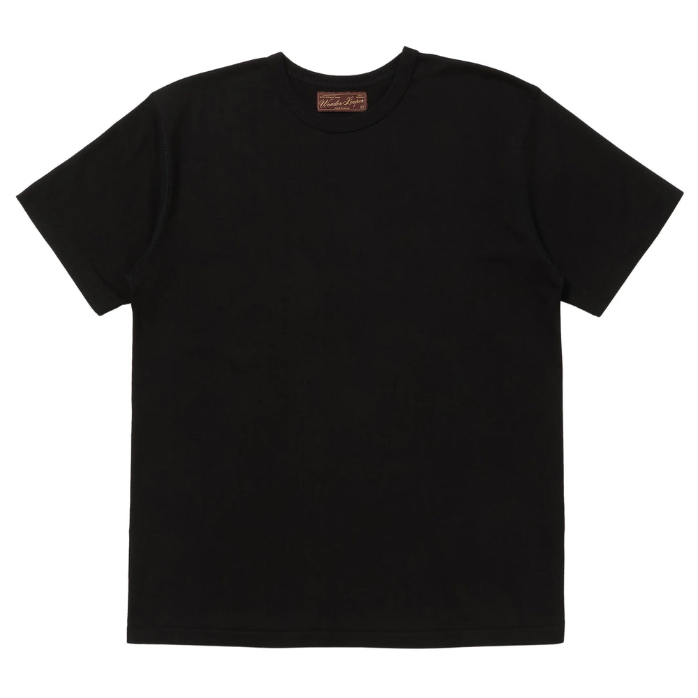 Crewneck T-shirt - Ultimate Pima Tsuriami - Black by Wonder Looper