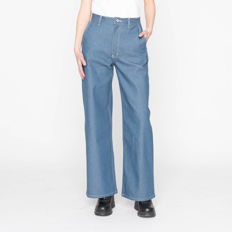 Maudie - Antique Blue Denim Stretch - Antique Blue