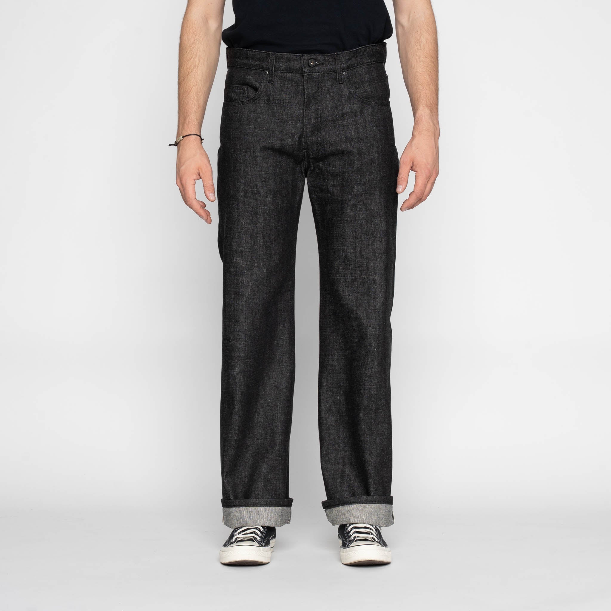 Strong Guy - Yatagarasu Selvedge - Black by Naked & Famous Denim