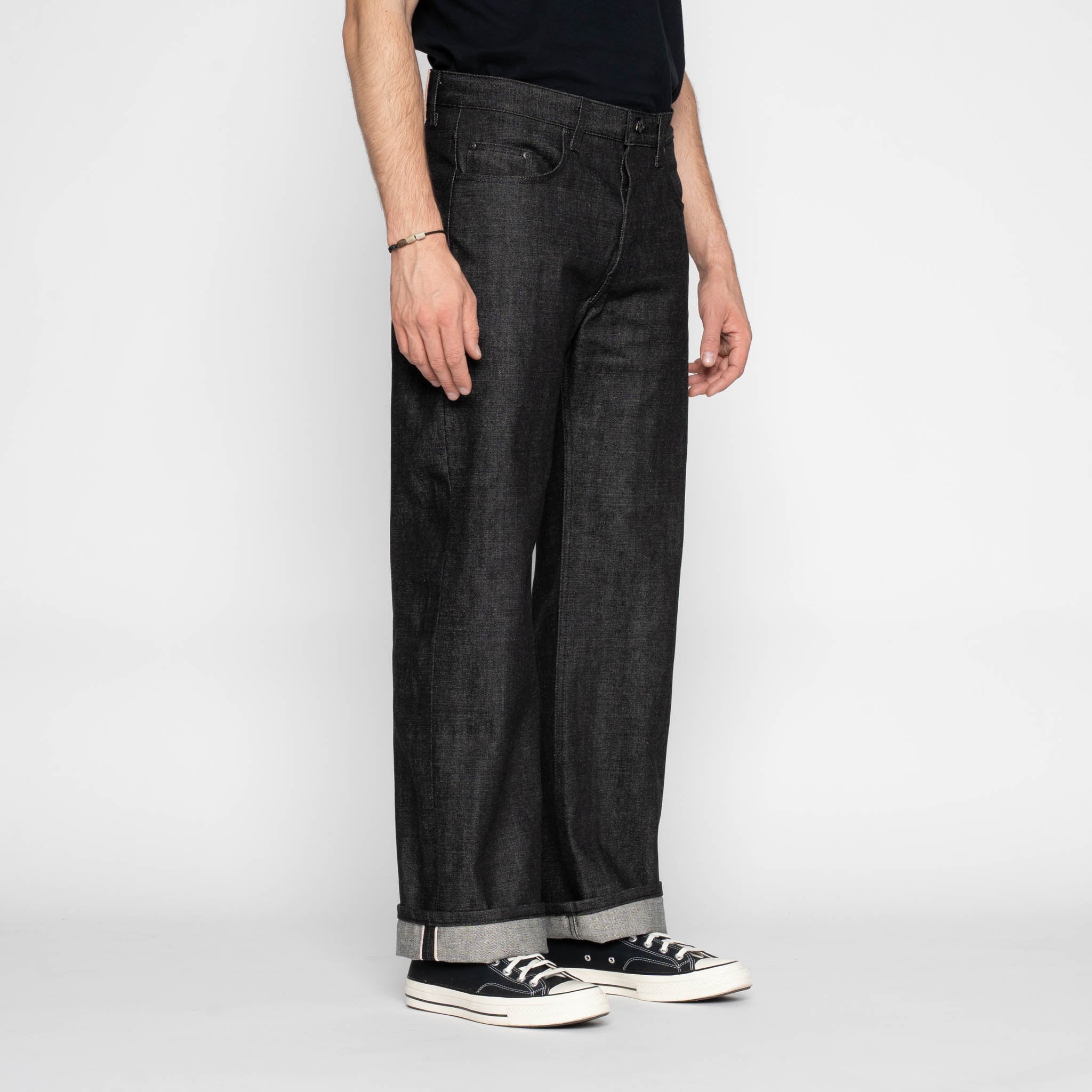 Strong Guy - Yatagarasu Selvedge - Black by Naked & Famous Denim