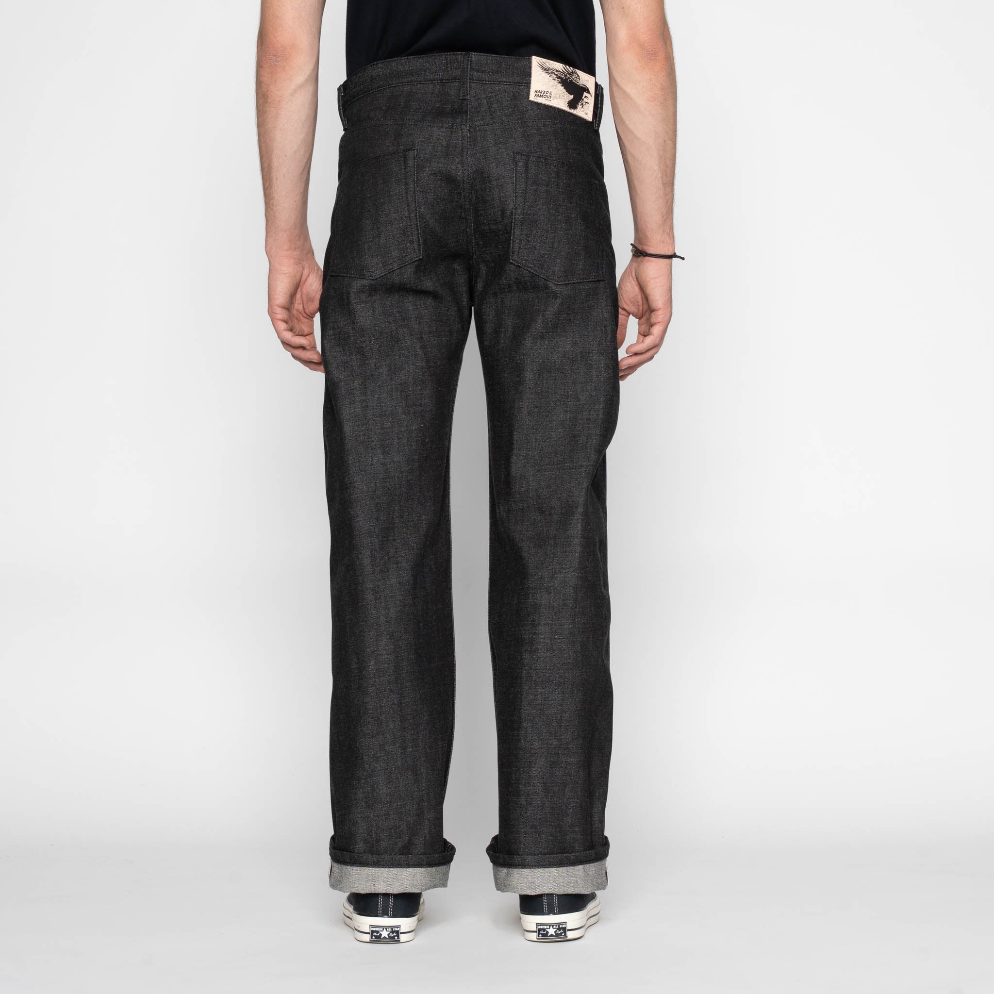 Strong Guy - Yatagarasu Selvedge - Black by Naked & Famous Denim