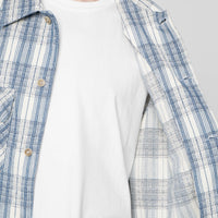 Work Shirt - Asagi Sashiko - White
