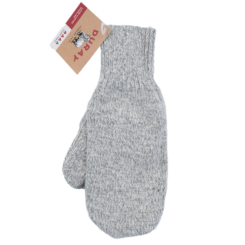 Wool Mitten - Grey