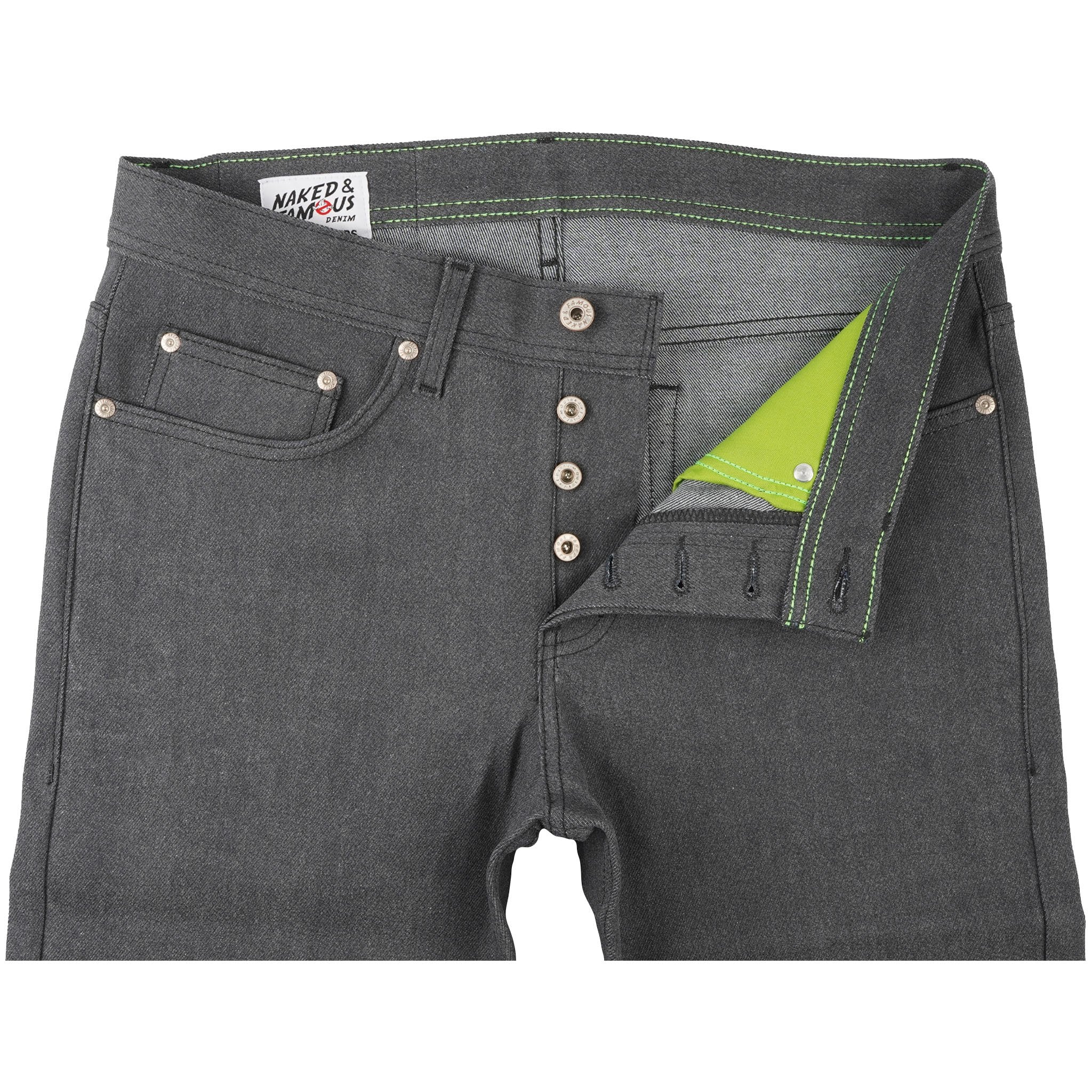 Weird Guy - Ghostbusters Slimer Glow In The Dark Selvedge by Naked & Famous Denim
