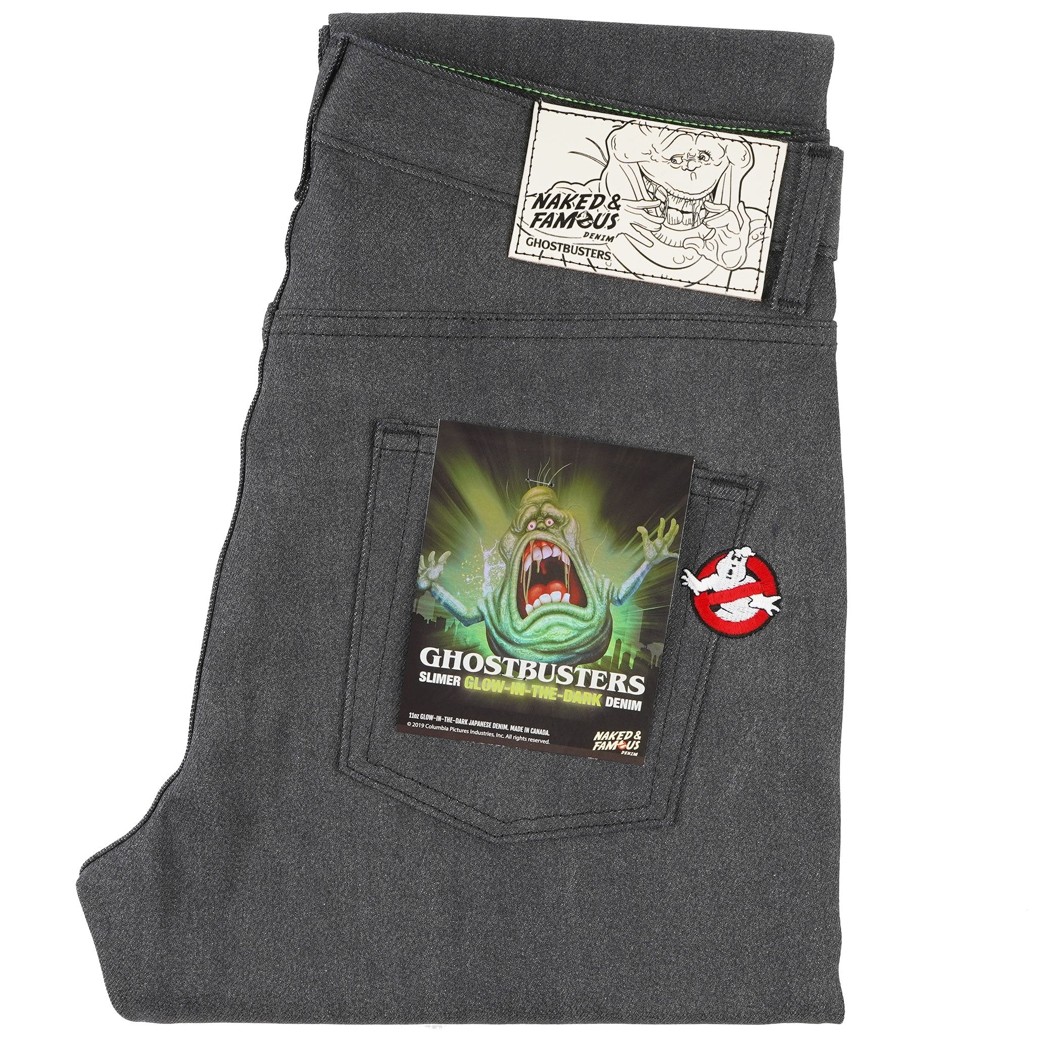 Easy Guy - Ghostbusters Slimer Glow In The Dark Selvedge by Naked & Famous Denim